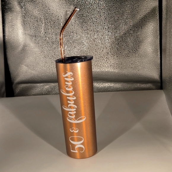 NIB Onebttl 50th Birthday Gifts for Women 50 and Fabulous - 20oz Stainless Steel - Picture 1 of 6